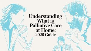what is palliative care at home family illustration