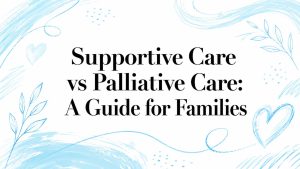 supportive care vs palliative care educational slide